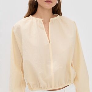 Proenza Schouler Butter Yellow Blouse